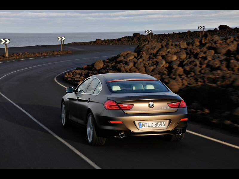 BMW 6-Series on coastal road