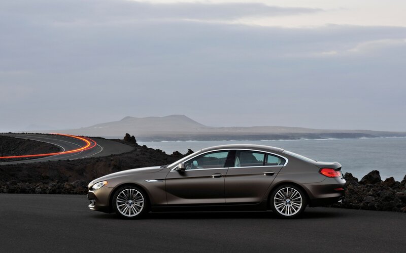 BMW 6 Series on coastal road