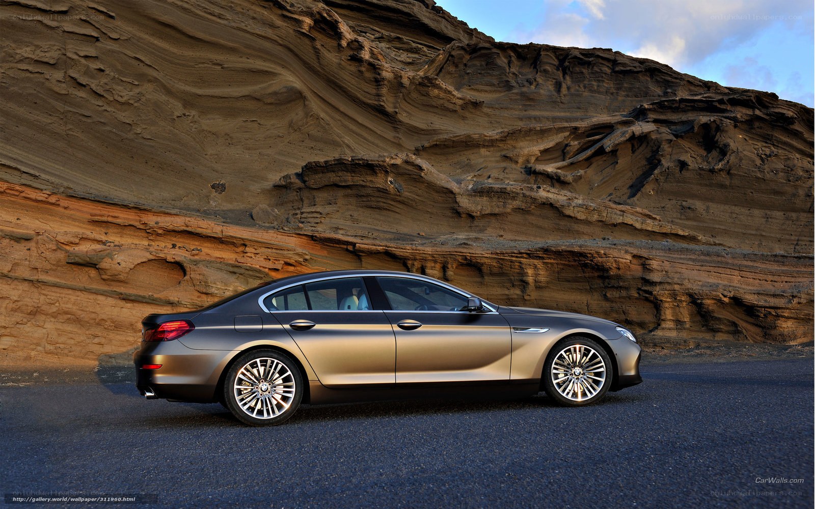 BMW 6 Series sedan on road