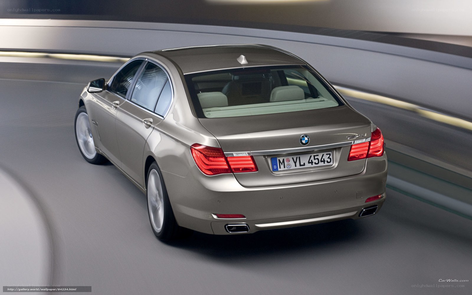 BMW 7 Series in motion