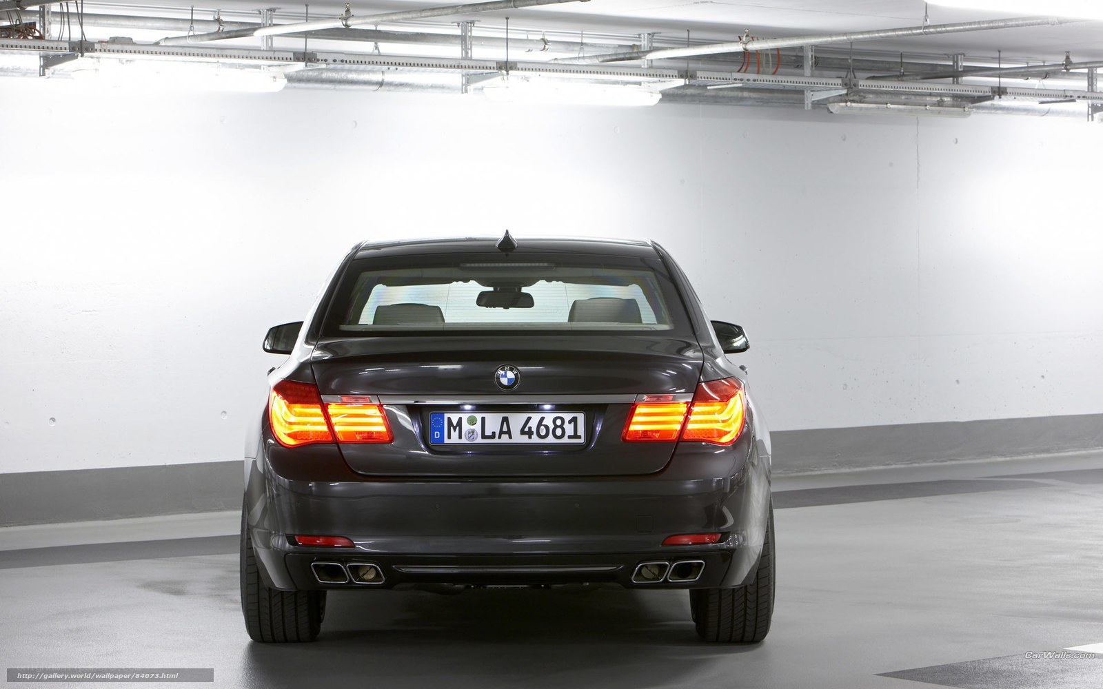 BMW 7 Series rear view