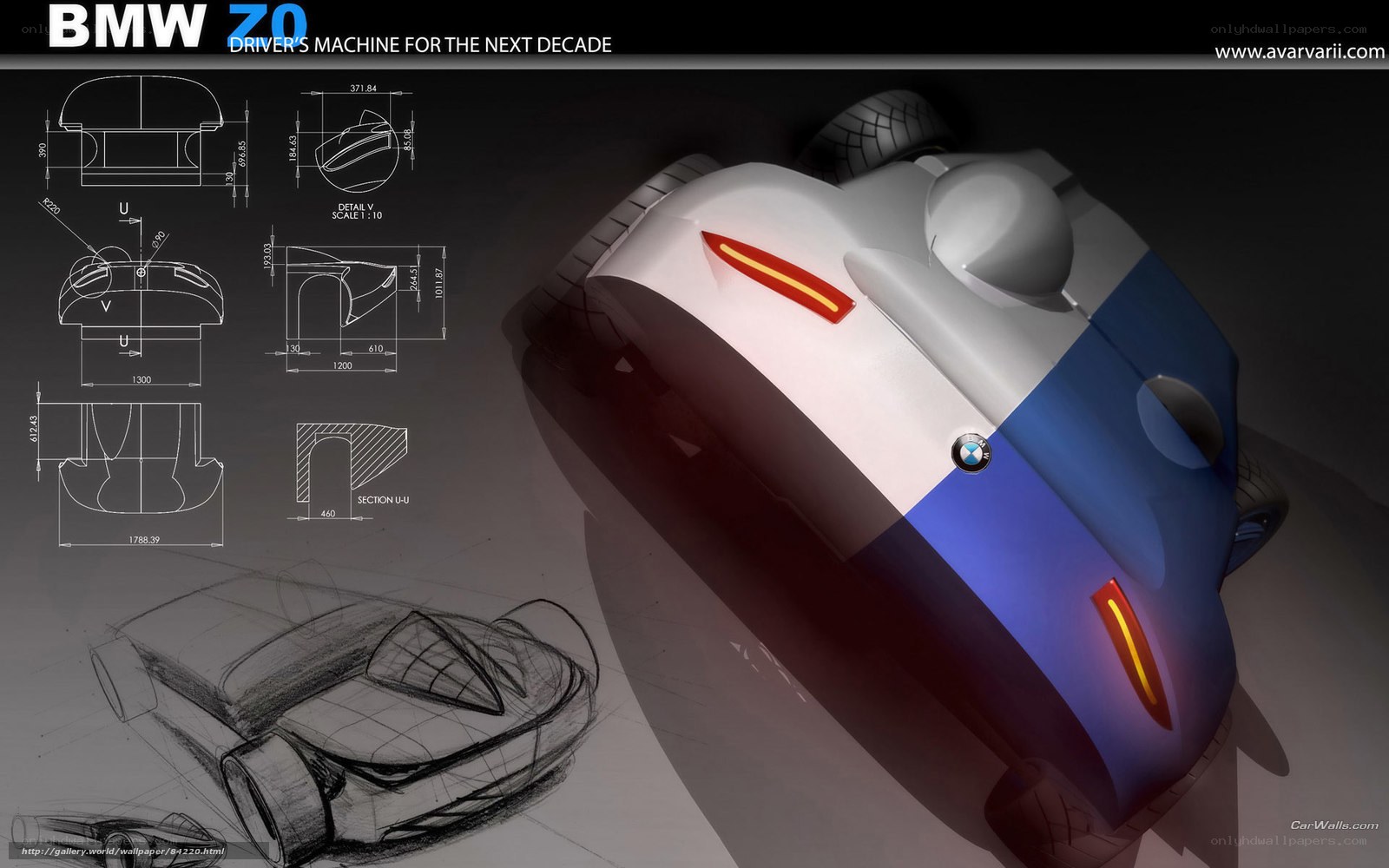 BMW 70 concept car design