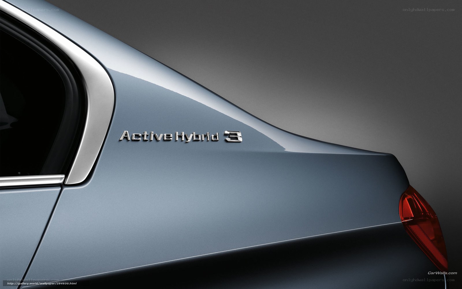 BMW Active Hybrid 3 badge