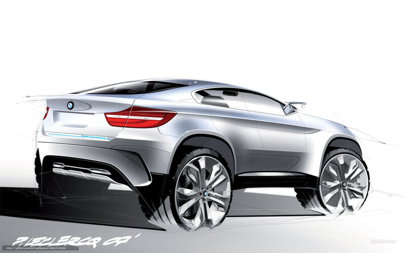 BMW ActiveHybrid 6 Concept sketch