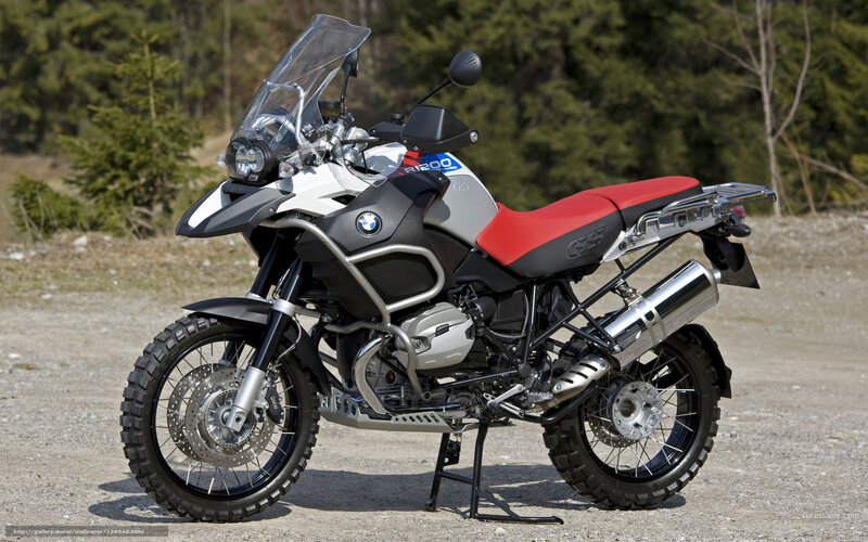 BMW Adventure Motorcycle — Black