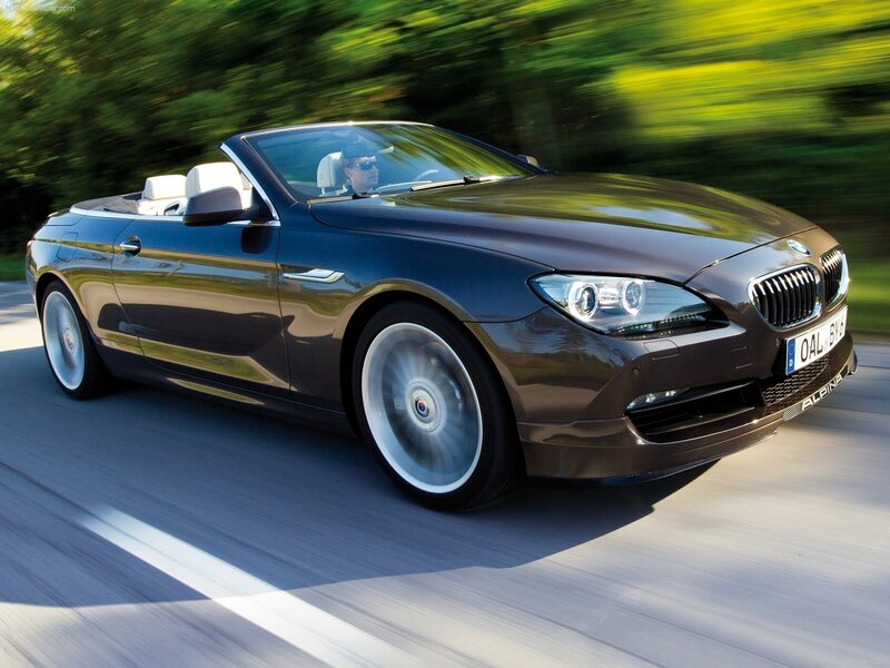 BMW Alpina B6 convertible in motion