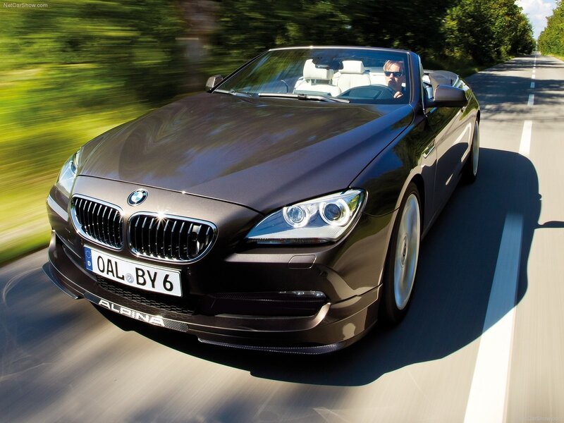 BMW Alpina B6 Convertible in motion