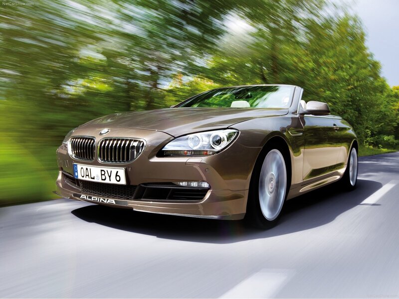 BMW Alpina B6 Convertible in motion