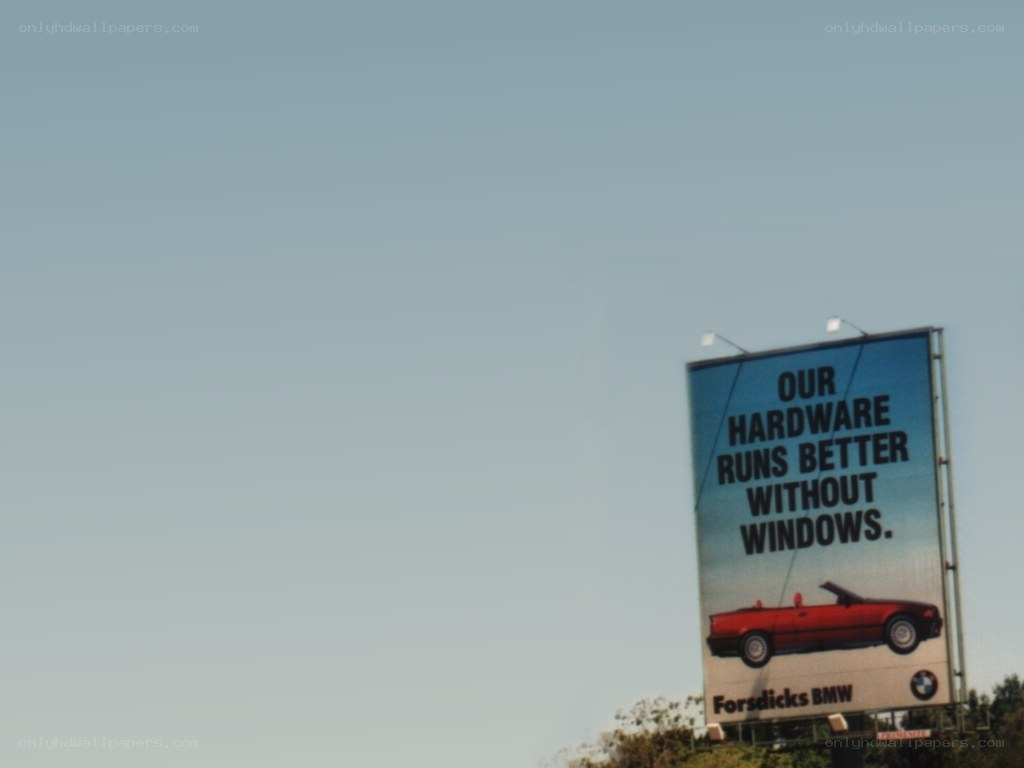 BMW billboard ad