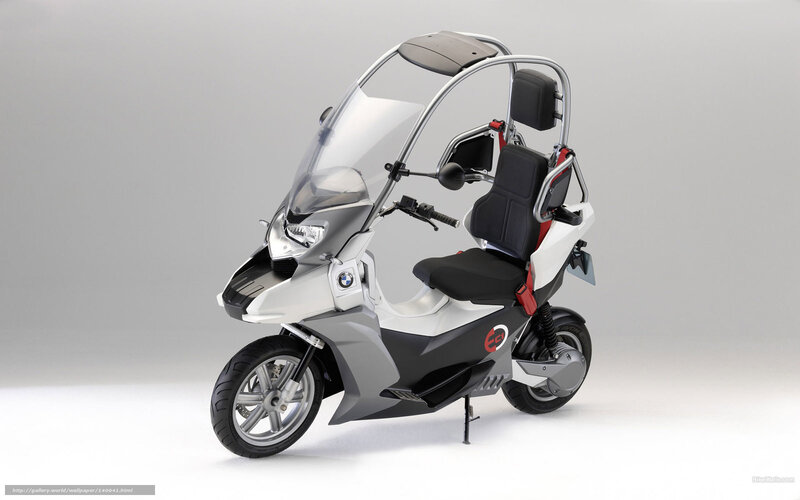BMW C Evolution Scooter — Silver