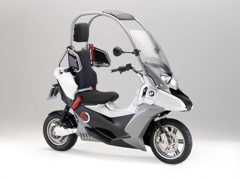 BMW C1 Scooter — Silver