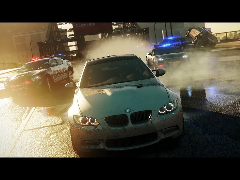 BMW Car Chase — Gray