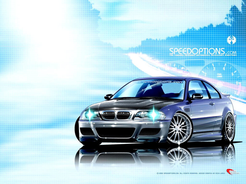 BMW car digital artwork