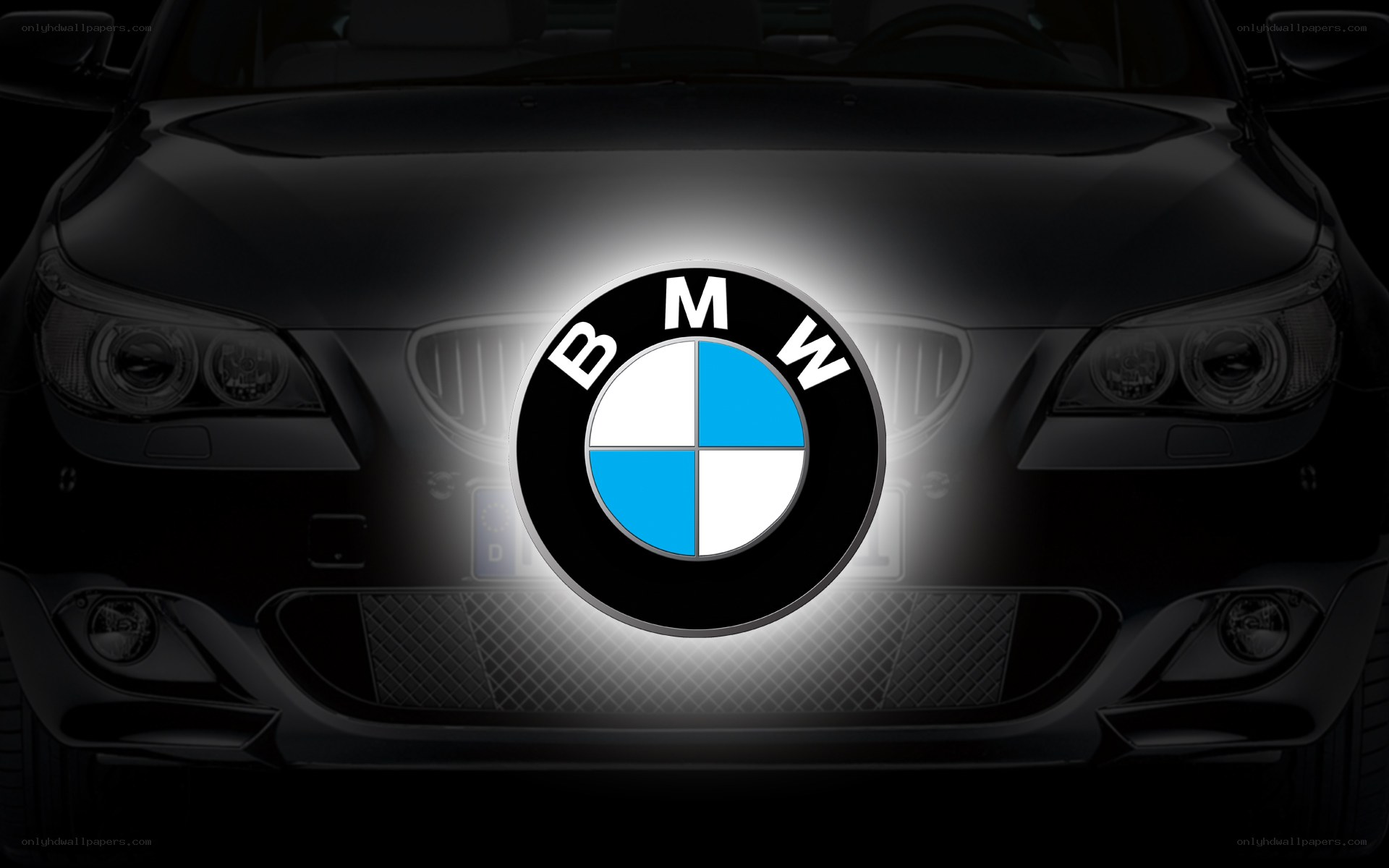 BMW car front view