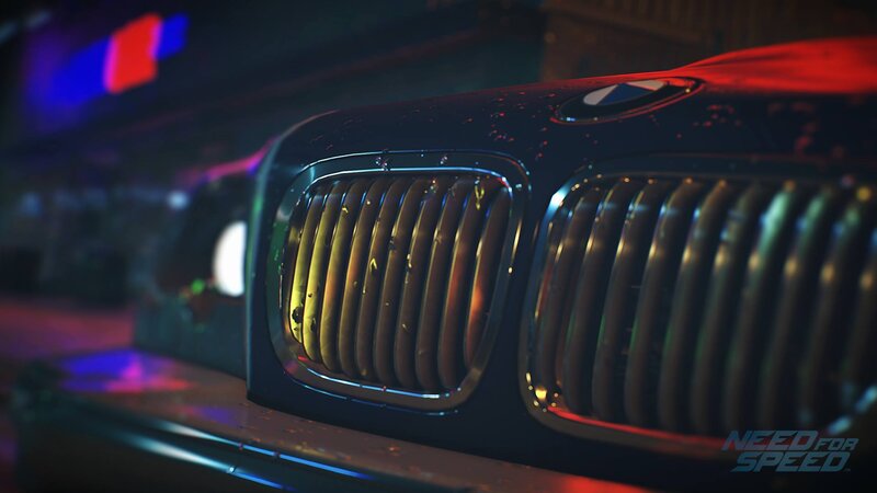 BMW Car Grille — Black, Dark, Dramatic