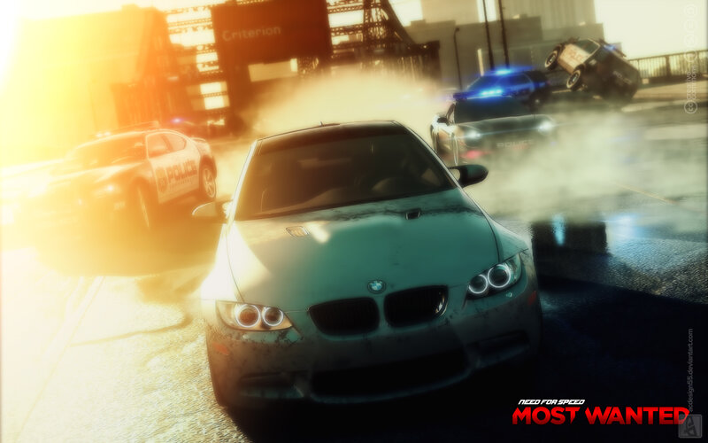 BMW Car in Police Chase