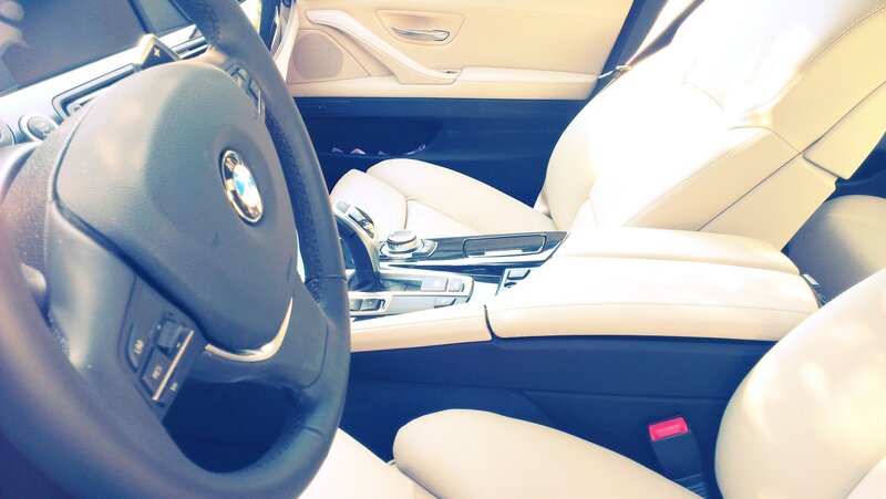 BMW car interior