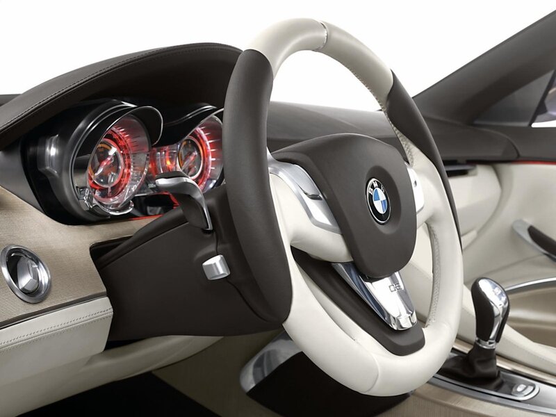 BMW Car Interior — Black, Modern, Photograph, Steering Wheel, Dashboard