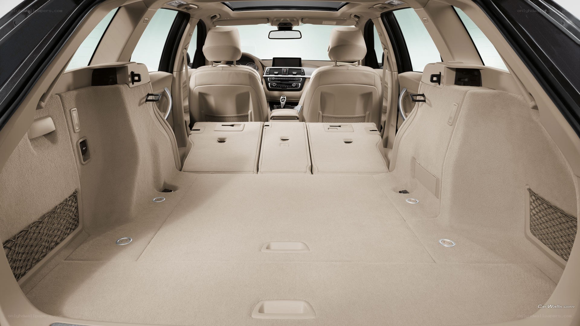 BMW car interior cargo space