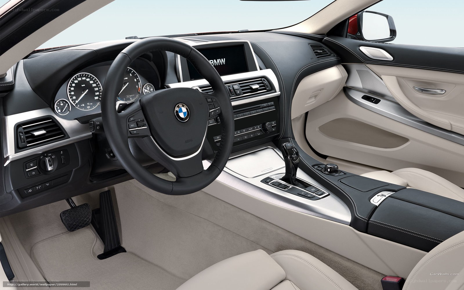 BMW car interior dashboard