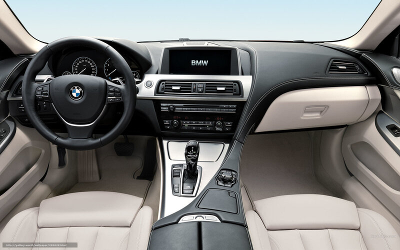 BMW car interior dashboard