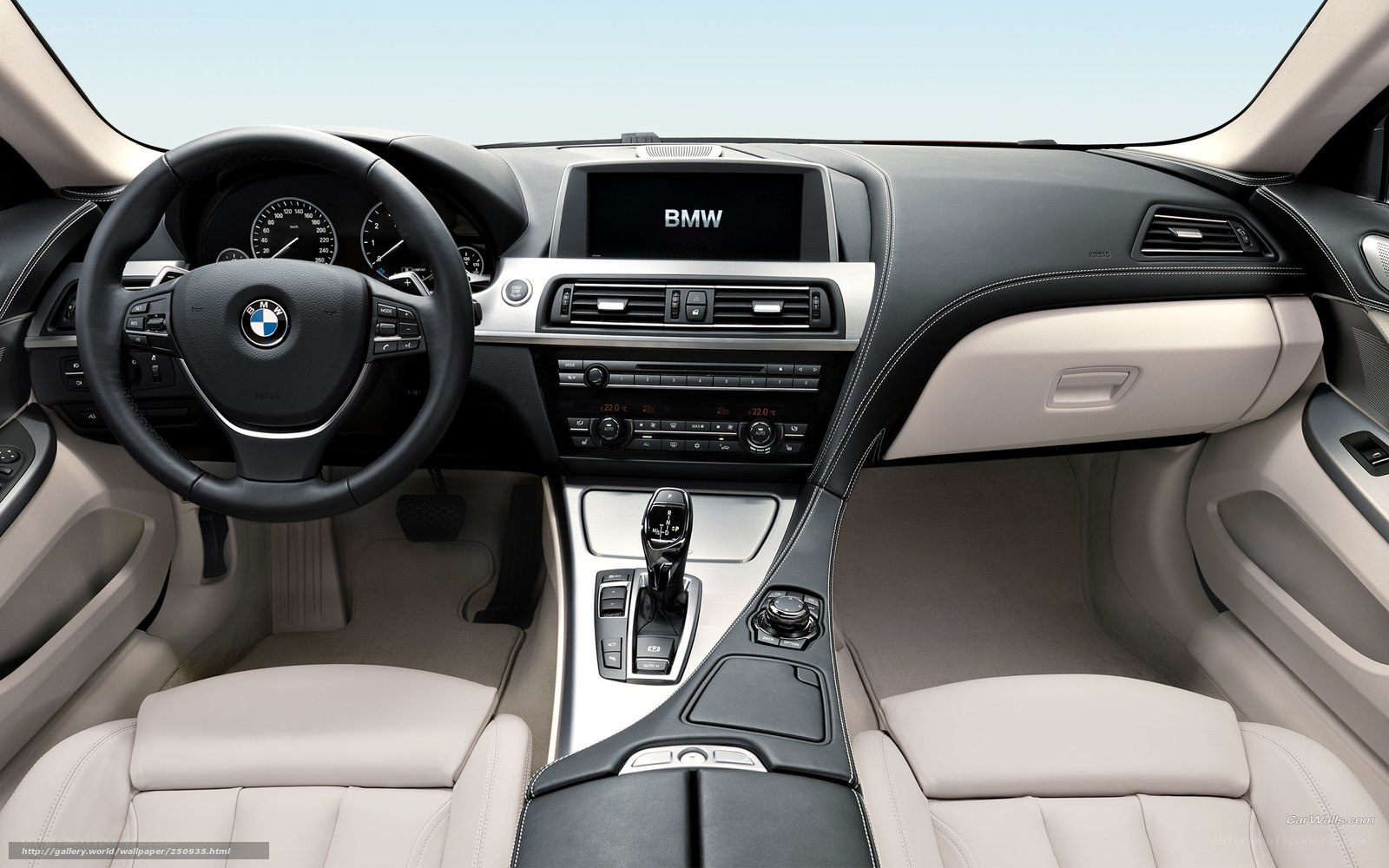 BMW car interior dashboard