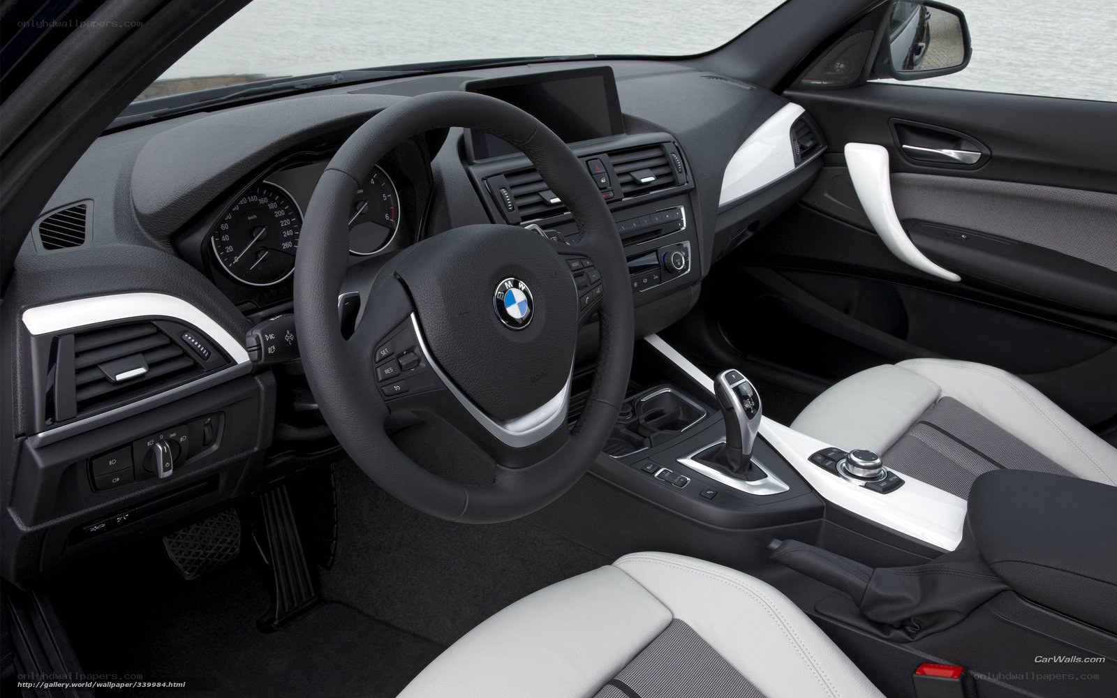 BMW car interior dashboard