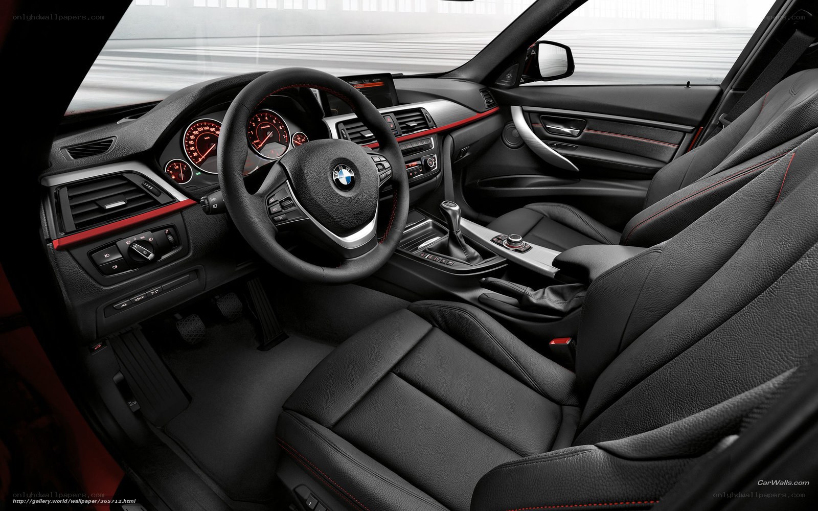 BMW car interior dashboard