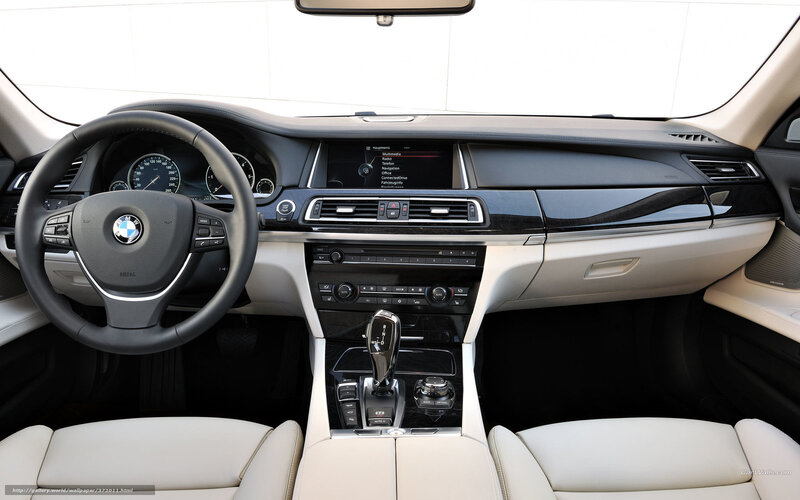 BMW car interior dashboard