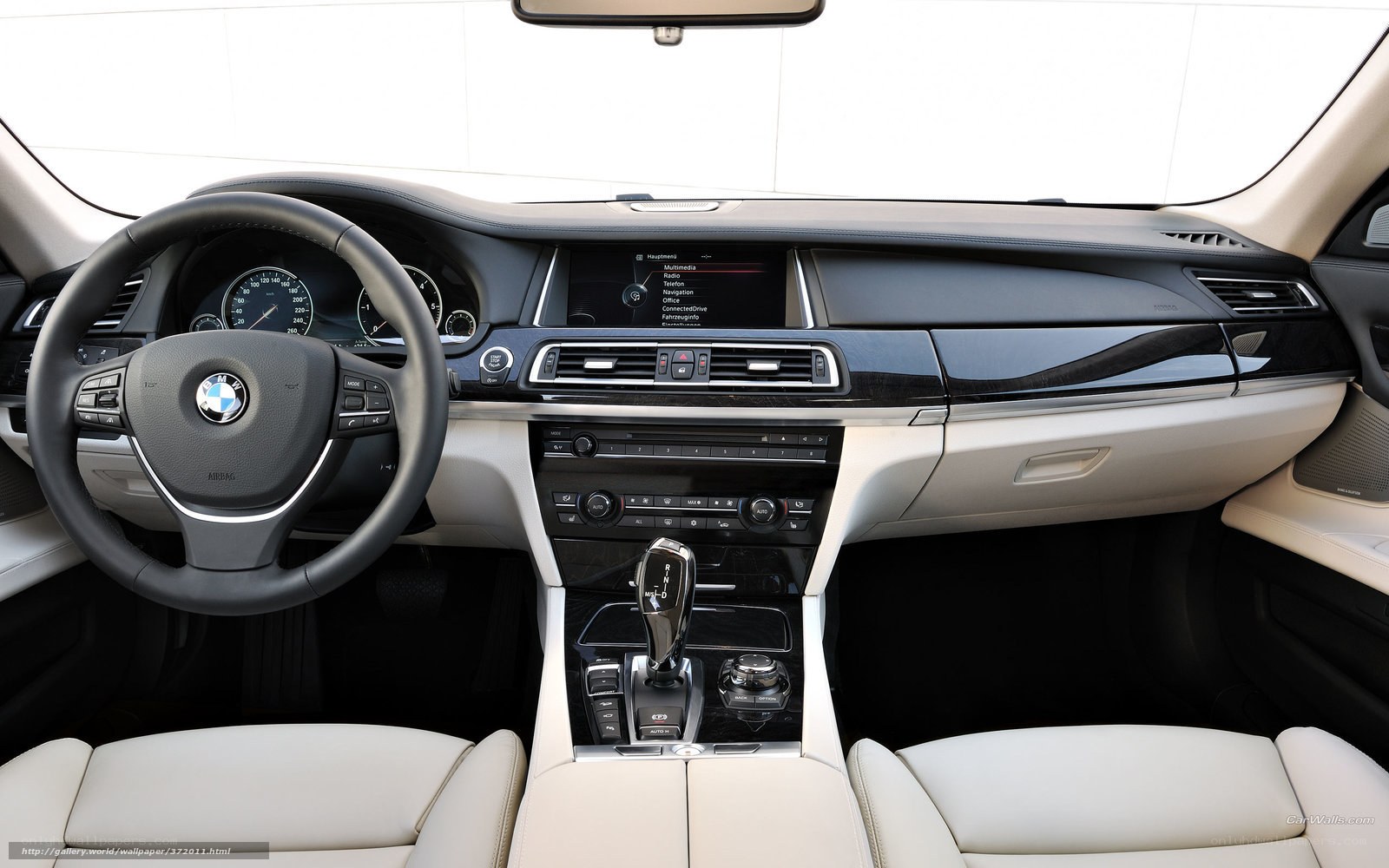 BMW car interior dashboard