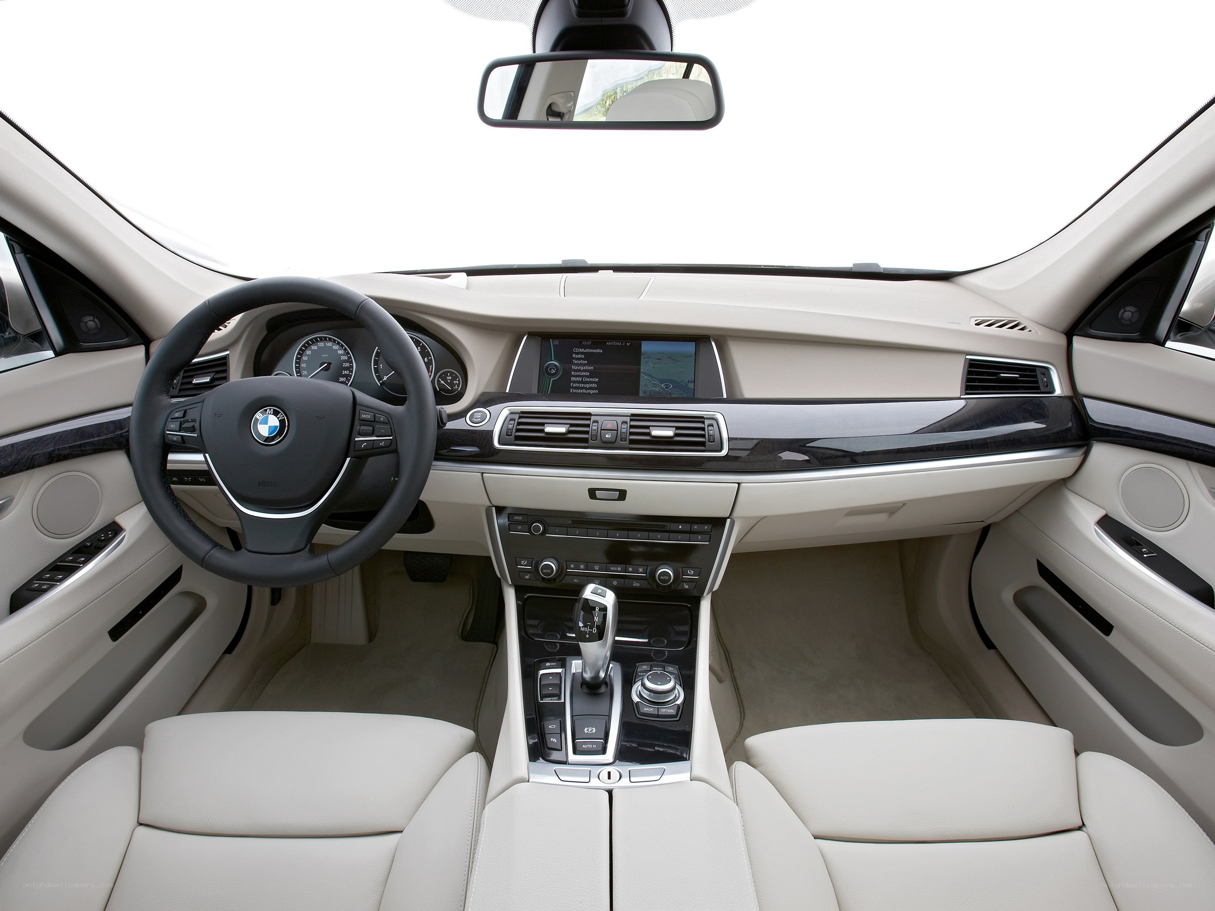 BMW car interior dashboard