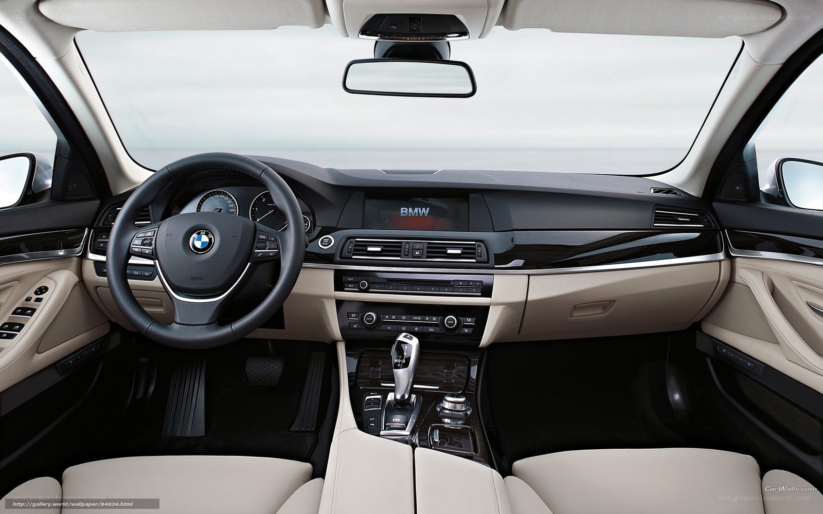BMW car interior dashboard