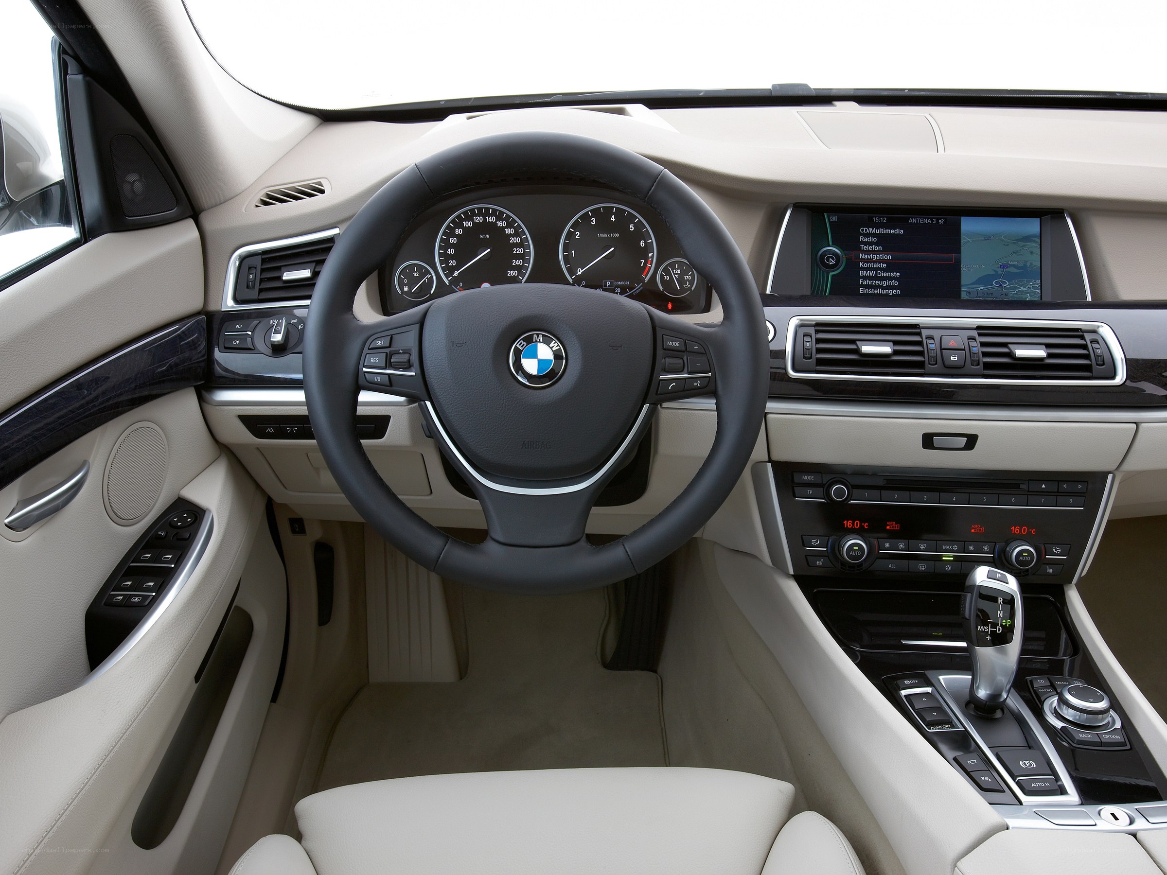 BMW car interior dashboard