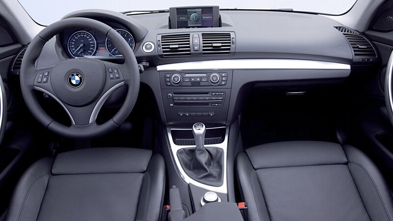 BMW car interior dashboard
