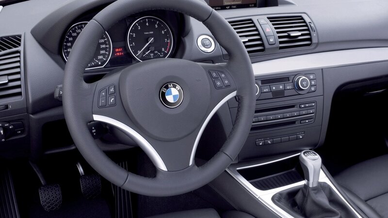 BMW car interior dashboard