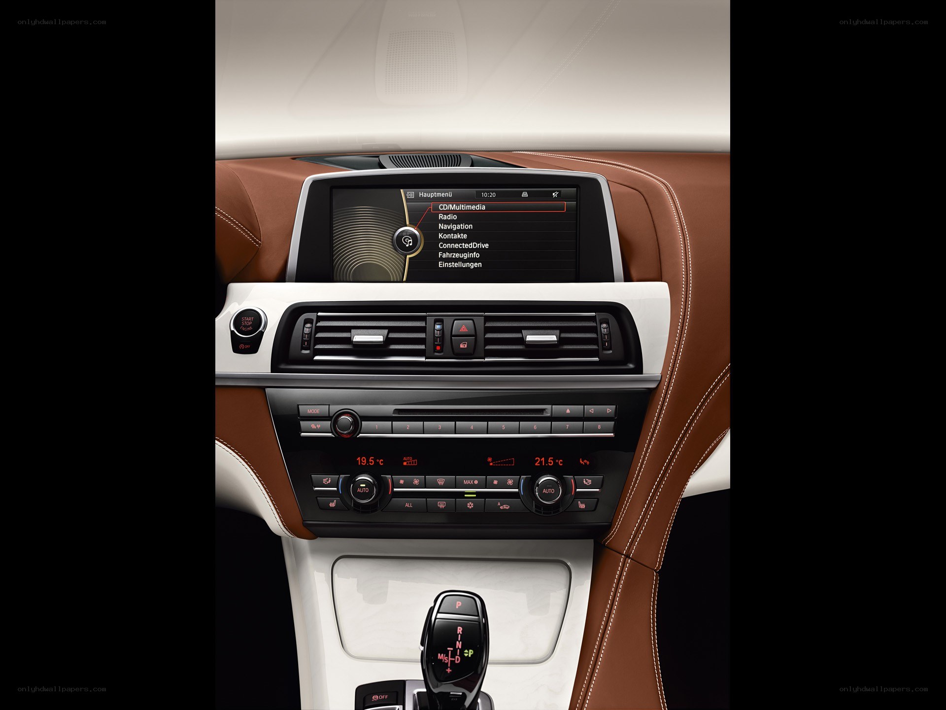 BMW car interior dashboard