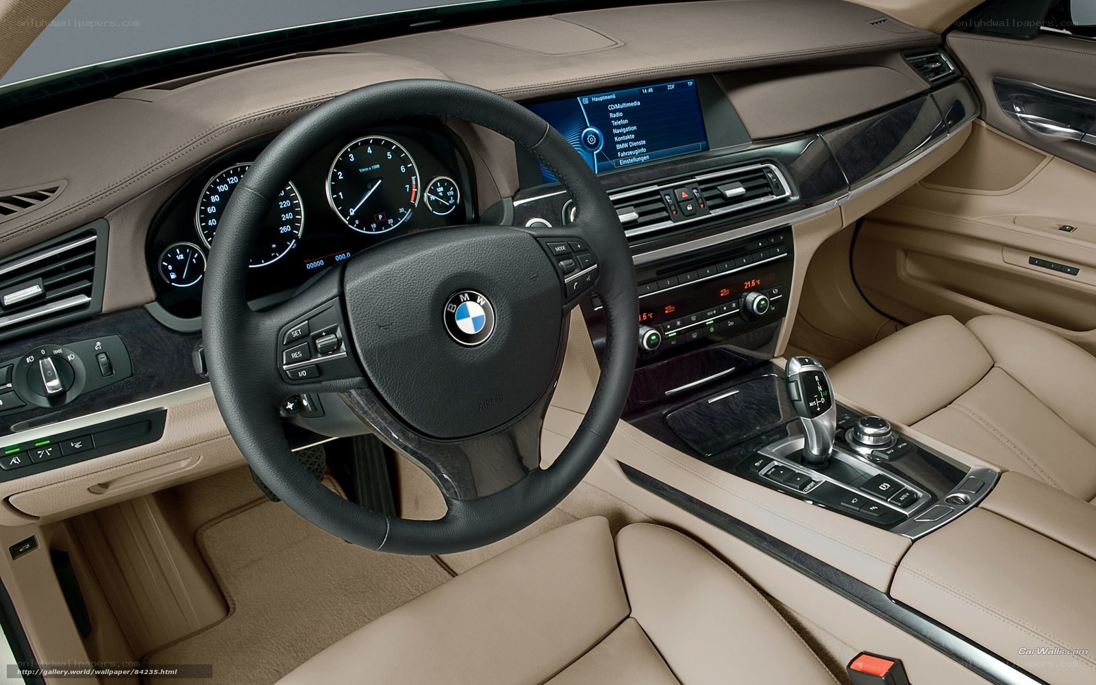 BMW car interior dashboard