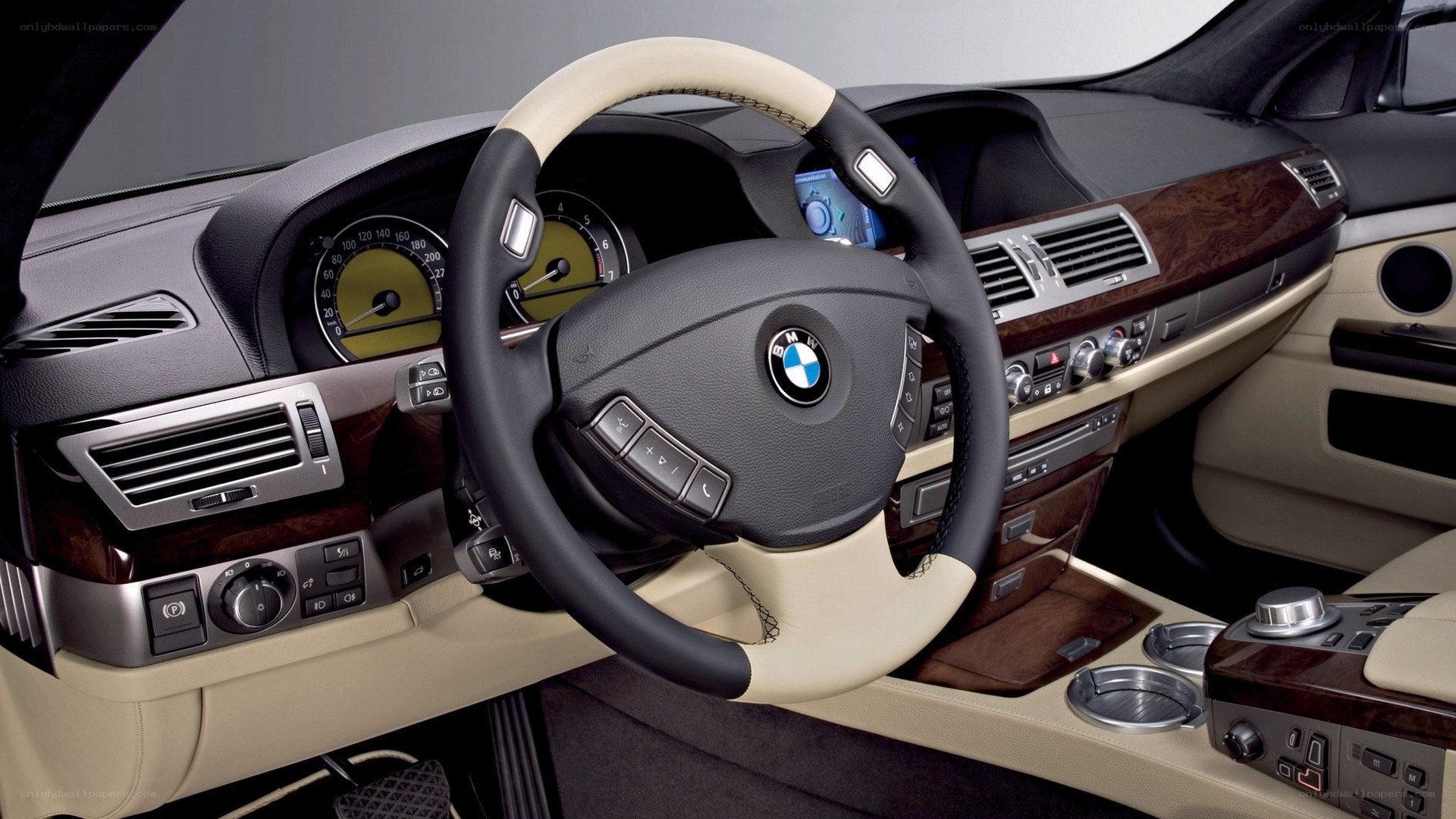 BMW car interior dashboard