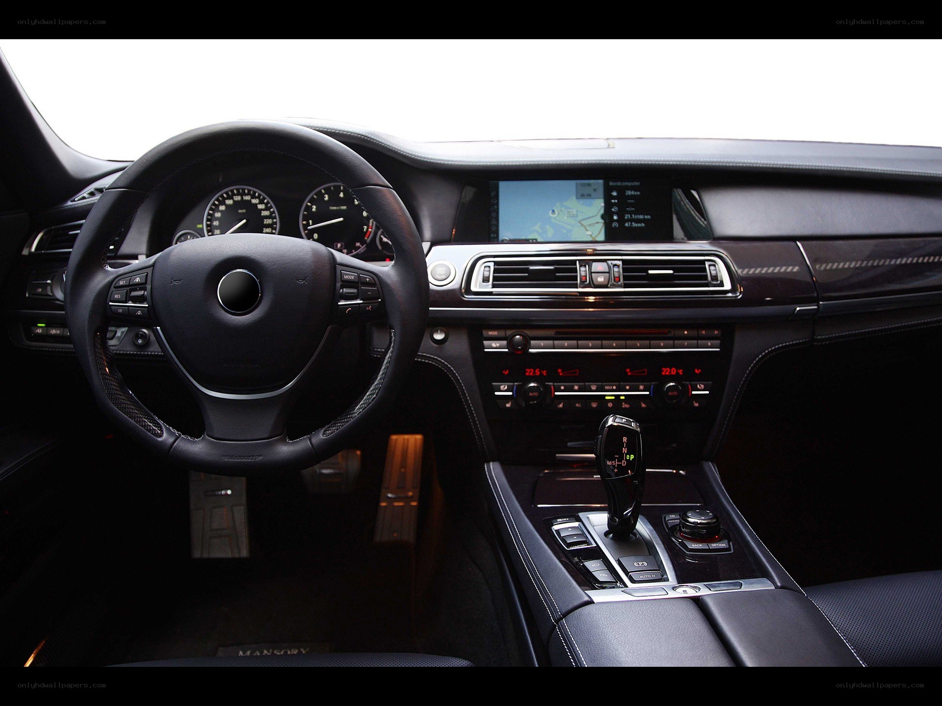 BMW car interior dashboard