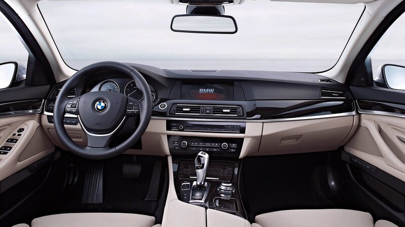 BMW car interior dashboard