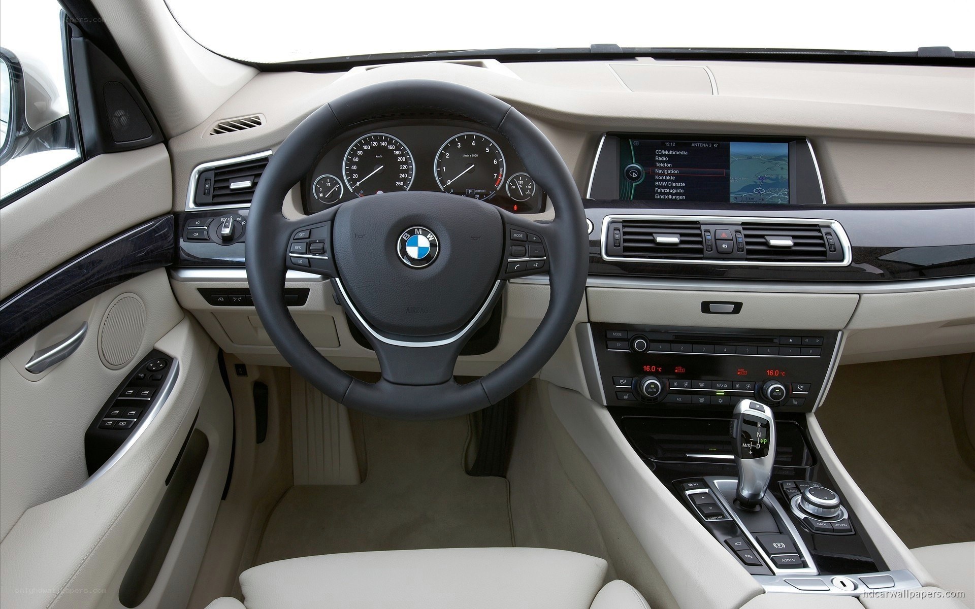 BMW car interior dashboard