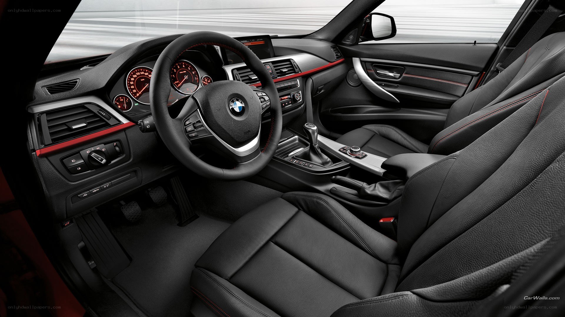 BMW car interior dashboard