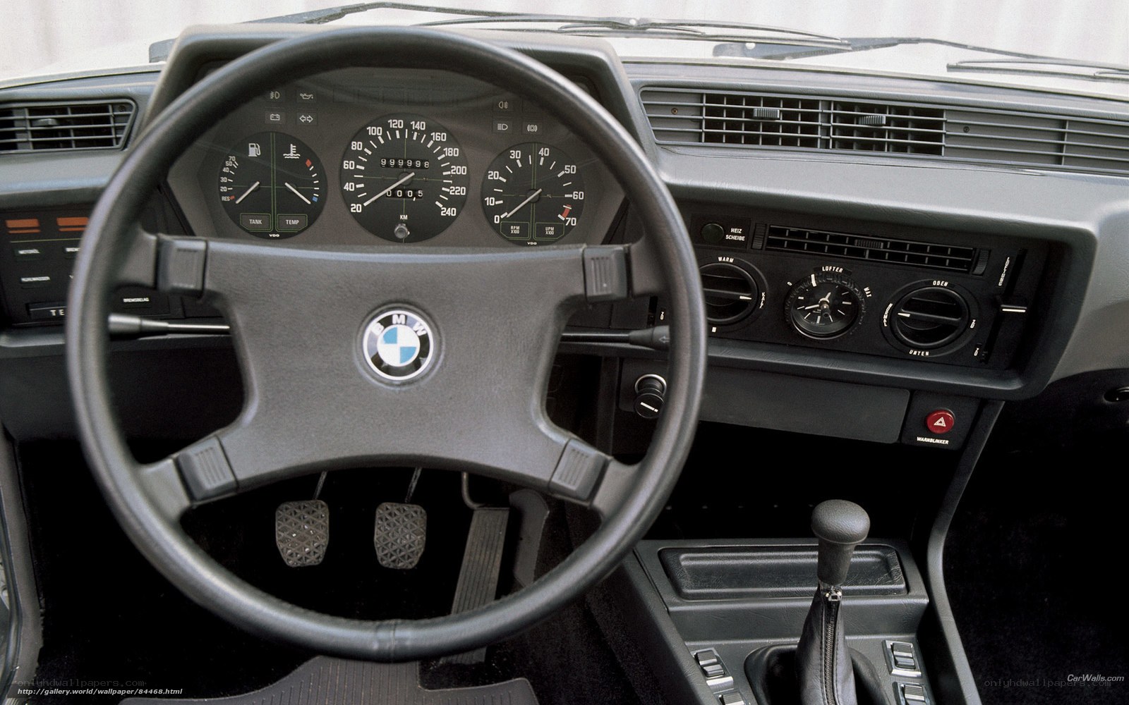BMW car interior dashboard