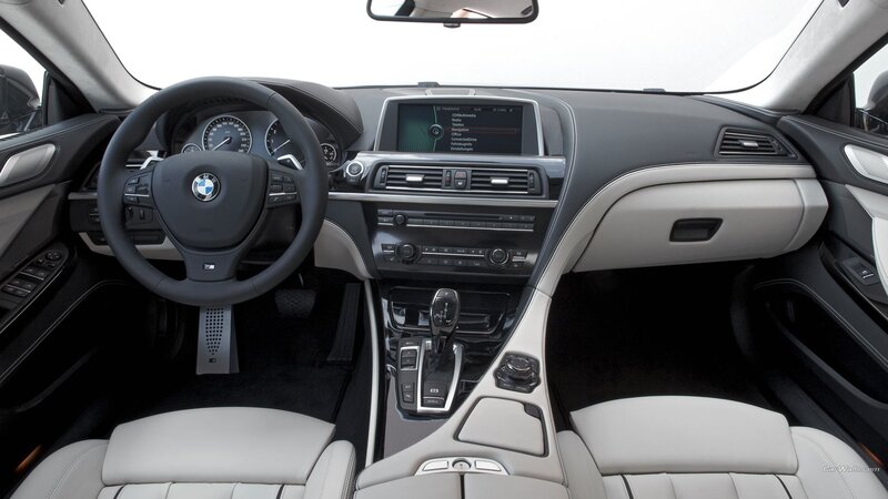 BMW car interior dashboard