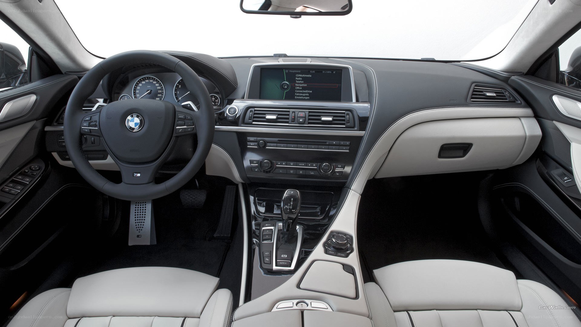 BMW car interior dashboard