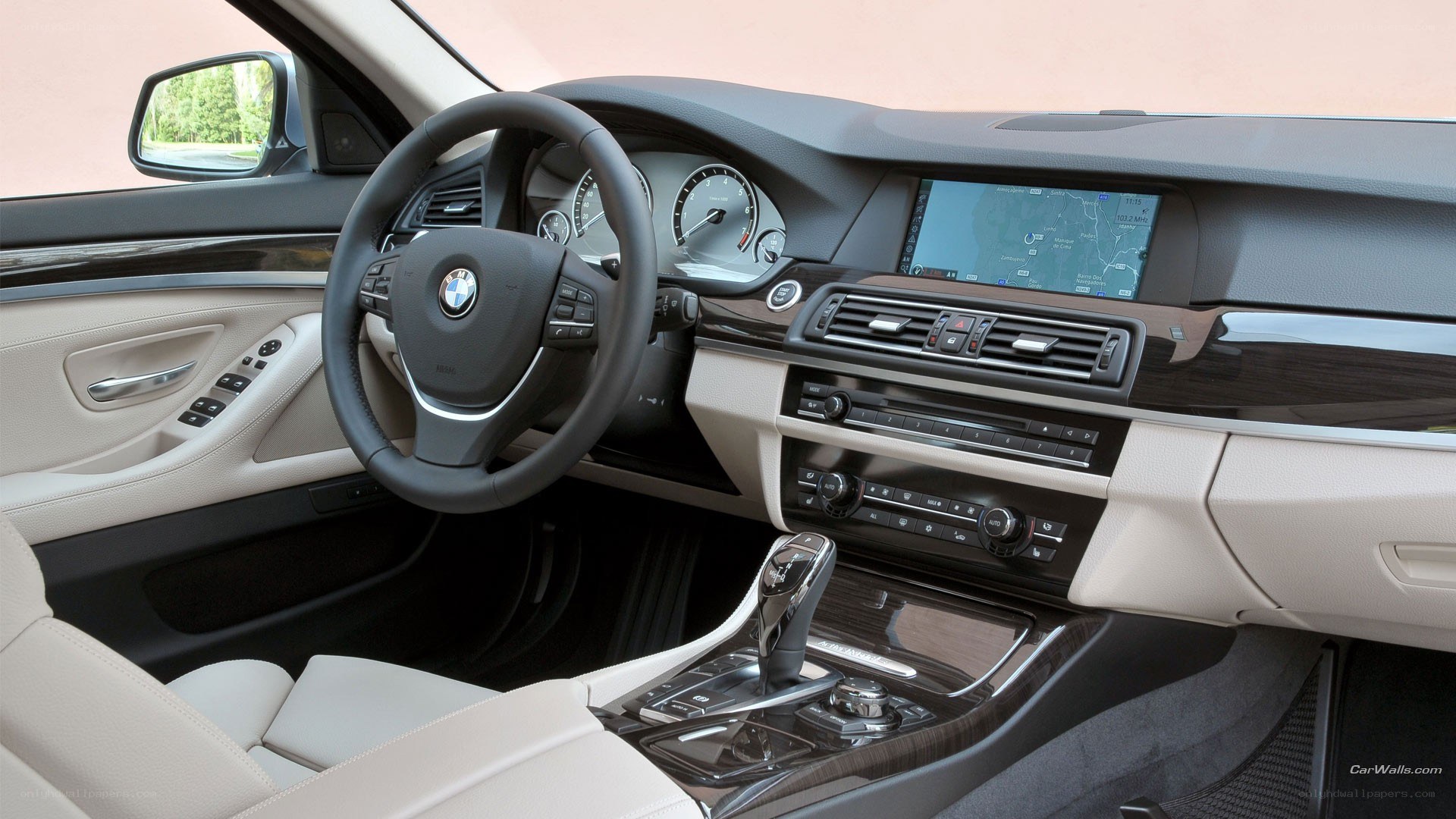 BMW car interior dashboard