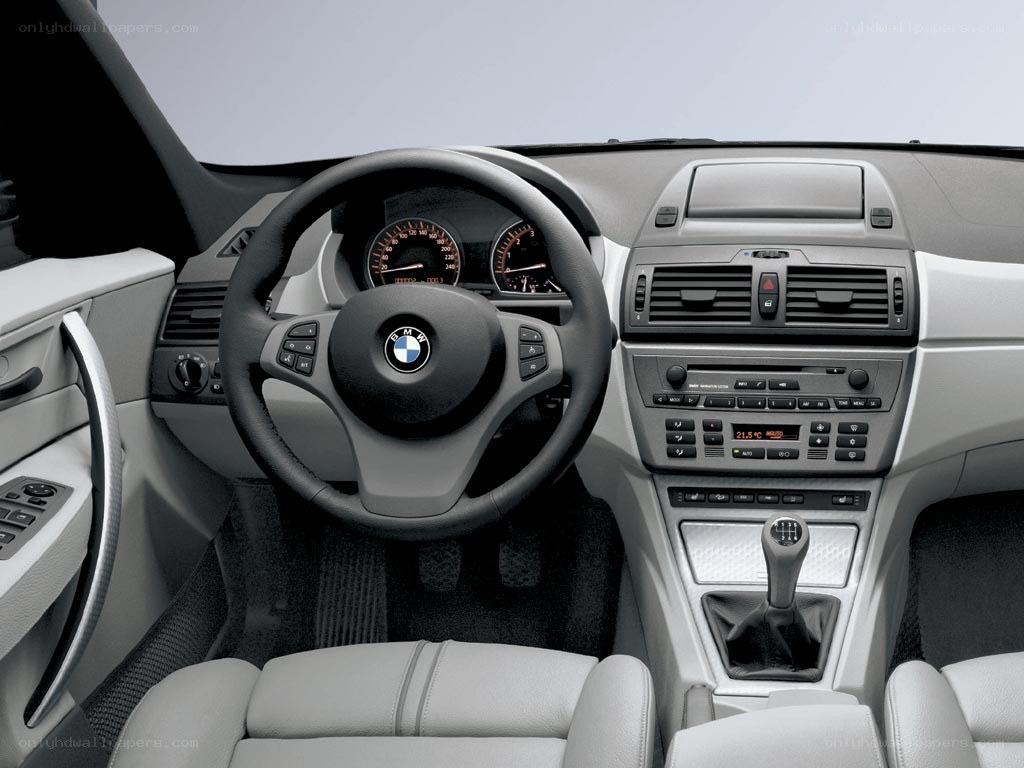 BMW car interior dashboard