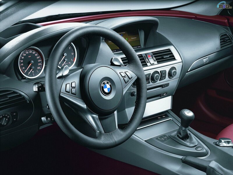 BMW car interior dashboard