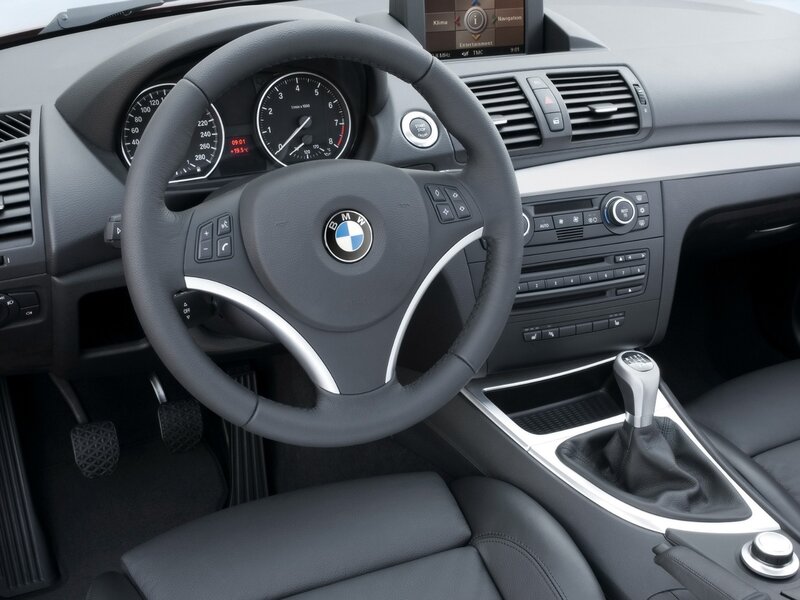 BMW car interior dashboard