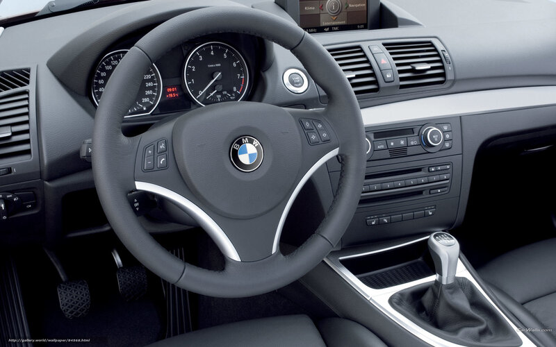 BMW car interior dashboard